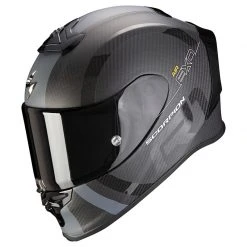 Fibra Casco Scorpion Exo R1 Carbon Air Mg Nero Argento