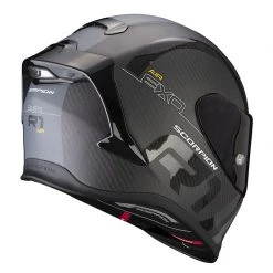 Fibra Casco Scorpion Exo R1 Carbon Air Mg Nero Argento -Scorpionsal Negozio scorpion exor1carbonair mg nero 3