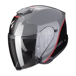 Fibra Casco Scorpion Exo S1 Essence Grigio Nero Rosso