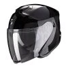 Fibra Casco Jet Scorpion Exo S1 Nero Lucido -Scorpionsal Negozio scorpion exos1 nerolucido