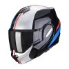 Policarbonato Casco Scorpion Exo Tech Forza Nero Argento Rosso -Scorpionsal Negozio scorpion exotech forza argentorosso