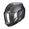 Policarbonato Casco Scorpion Exo Tech Primus Argento Opaco Nero -Scorpionsal Negozio scorpion exotech primus argento