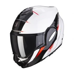 Policarbonato Casco Scorpion Exo Tech Primus Bianco Nero