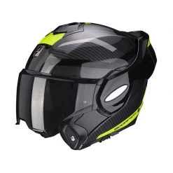 Policarbonato Casco Modulare Scorpion Exo Tech Trap Nero Giallo