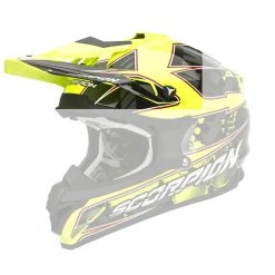 Visiere Scorpion Vx-15 Evo Air Ricambio Frontino Magma Black-neon Yellow