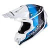 Policarbonato Casco Scorpion Vx-16 Air Gem Bianco Blu 1 Policarbonato Casco Scorpion Vx-16 Air Gem Bianco Blu -Scorpionsal Negozio scorpion vx16 air gem biancoblu