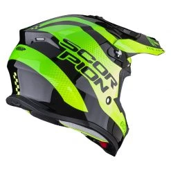 Policarbonato Casco Scorpion Vx-16 Air Soul Nero Verde -Scorpionsal Negozio scorpion vx16air soul verde 3