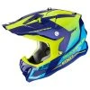 Fibra Casco Scorpion Vx-22 Air Attis Blu Giallo -Scorpionsal Negozio scorpion vx22 air attis blugiallo