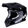 Policarbonato Casco Off Road Scorpion Vx-16 Air Solid Nero -Scorpionsal Negozio scorpion vx 16 nero